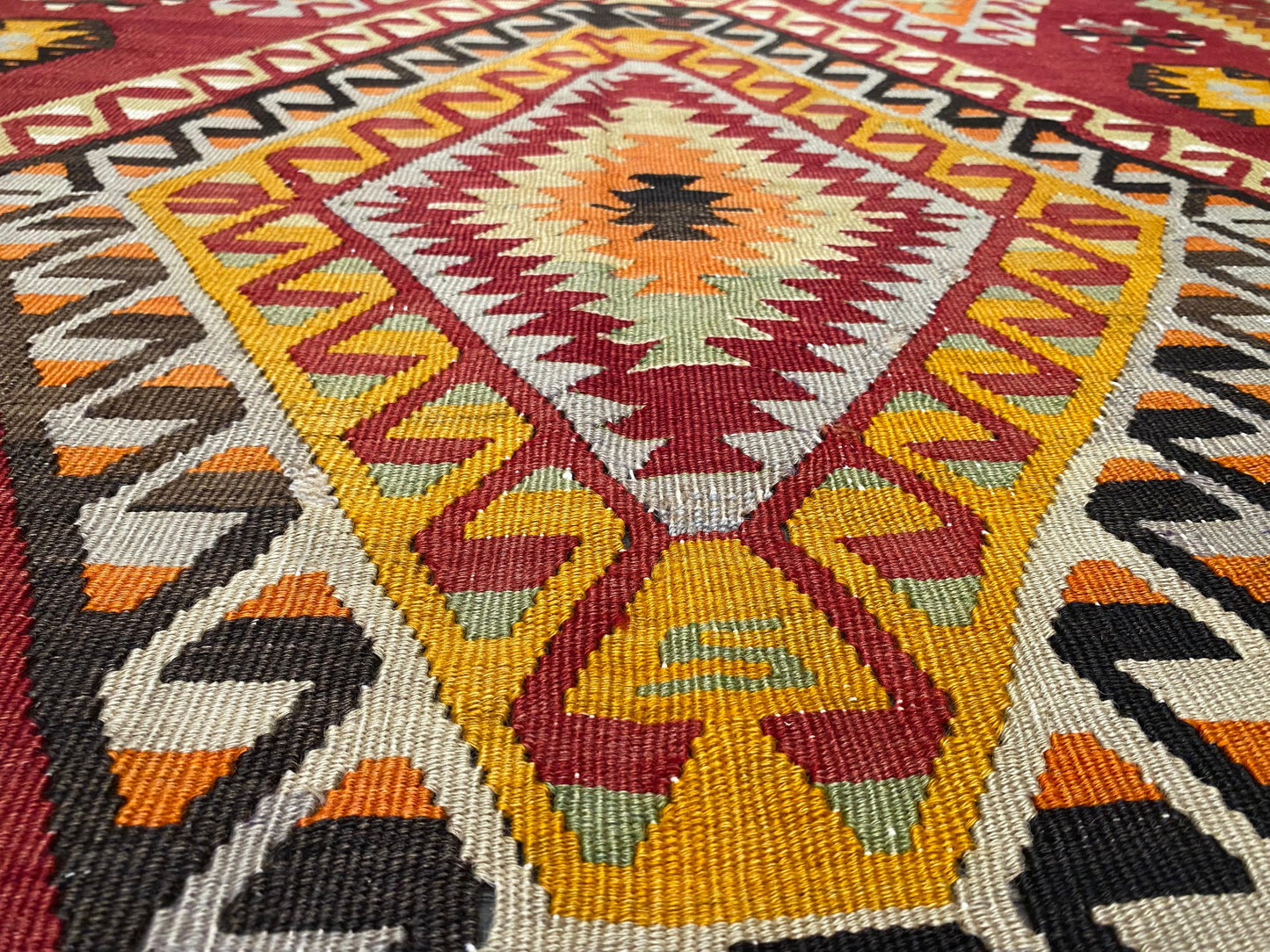 Antique Nomad Area Handmade Kilim Rug Cappadocia Rug Collection