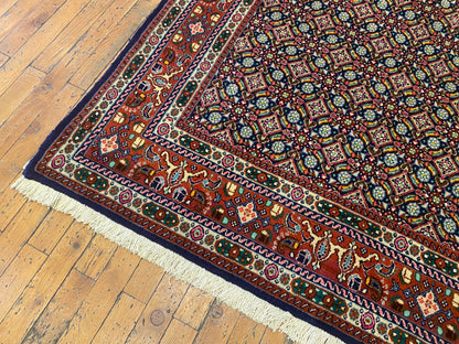 Hereke Square Rug 4x4 ft - Handwoven Turkish Carpet Premium Quality Cappadocia Rug Collection