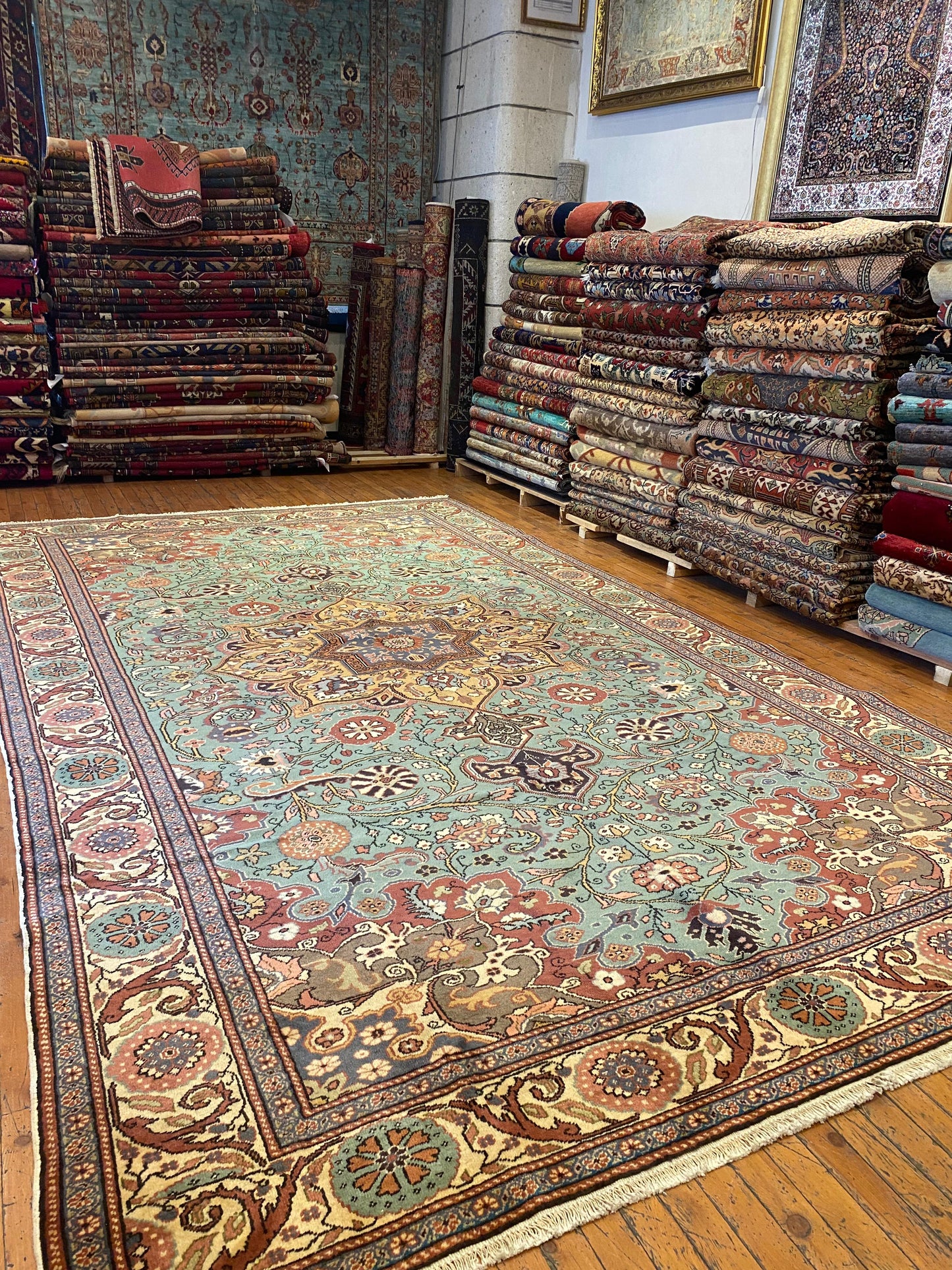 Cappadocia Medallion Area Handmade Carpet Cappadocia Rug Collection