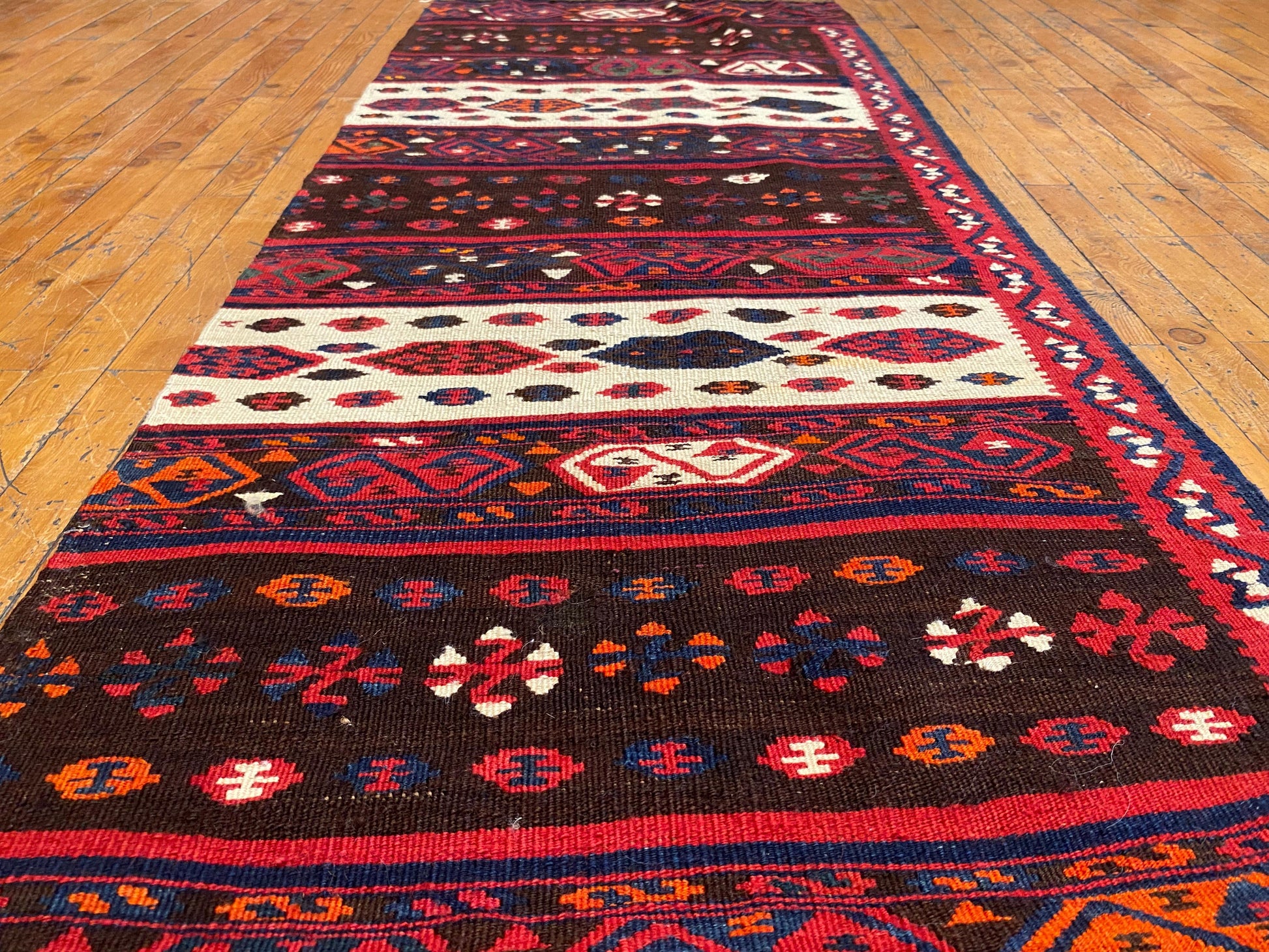 Anatolian Kilim Runner Rug Cappadocia Rug Collection