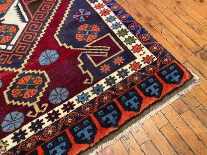 Cappadocia Antique Area Rug 4x8 ft - Handmade Turkish Vintage Rug