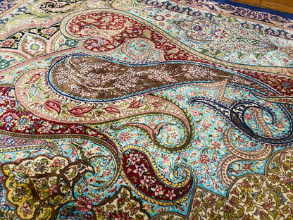 Luxury Turkish Silk Area Rug 4x8 ft - ADN Cappadocia Rug Collection