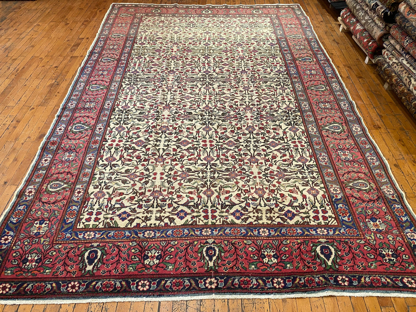 Handwoven Turkish Area Rug 6'5"x9'8" - Premium Vintage Carpet 200x300cm