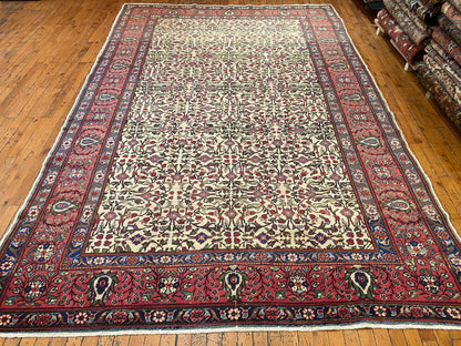 Handwoven Turkish Area Rug 6'5"x9'8" - Premium Vintage Carpet 200x300cm