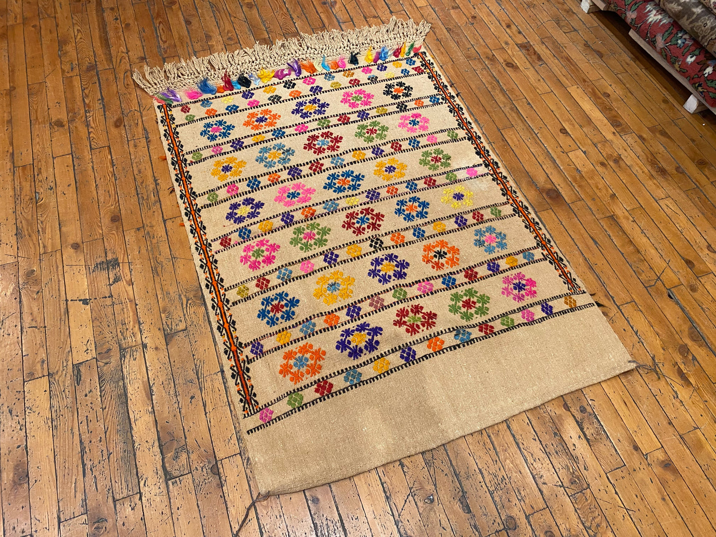 Turkish Handmade Cicim 3”x4” Cappadocia Rug Collection