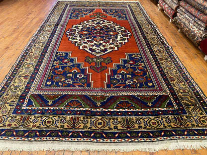 Vintage Cappadocia Turkish Rug - Handmade Wool Rug 5'7"x10' (170x305cm)