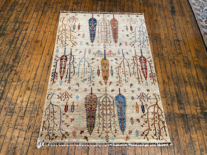 Tree of Life Handmade Rug 3x5ft Cappadocia Rug Collection