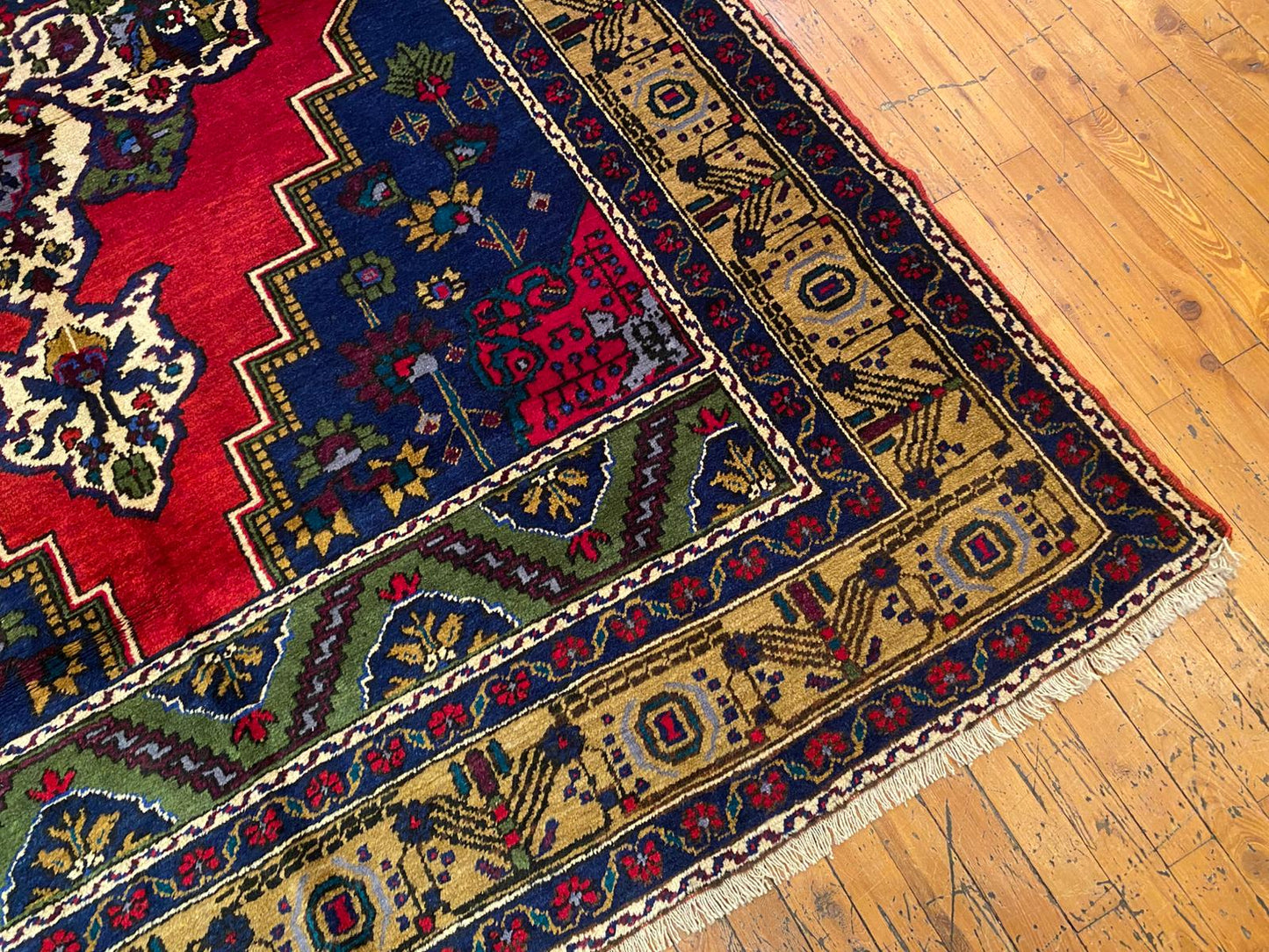 Handmade Cappadocia Turkish Rug - Authentic Vintage Area Rug 5'10"x9'10" (180x300cm)