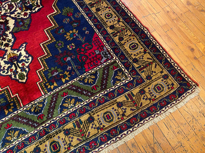 Handmade Cappadocia Turkish Rug - Authentic Vintage Area Rug 5'10"x9'10" (180x300cm)