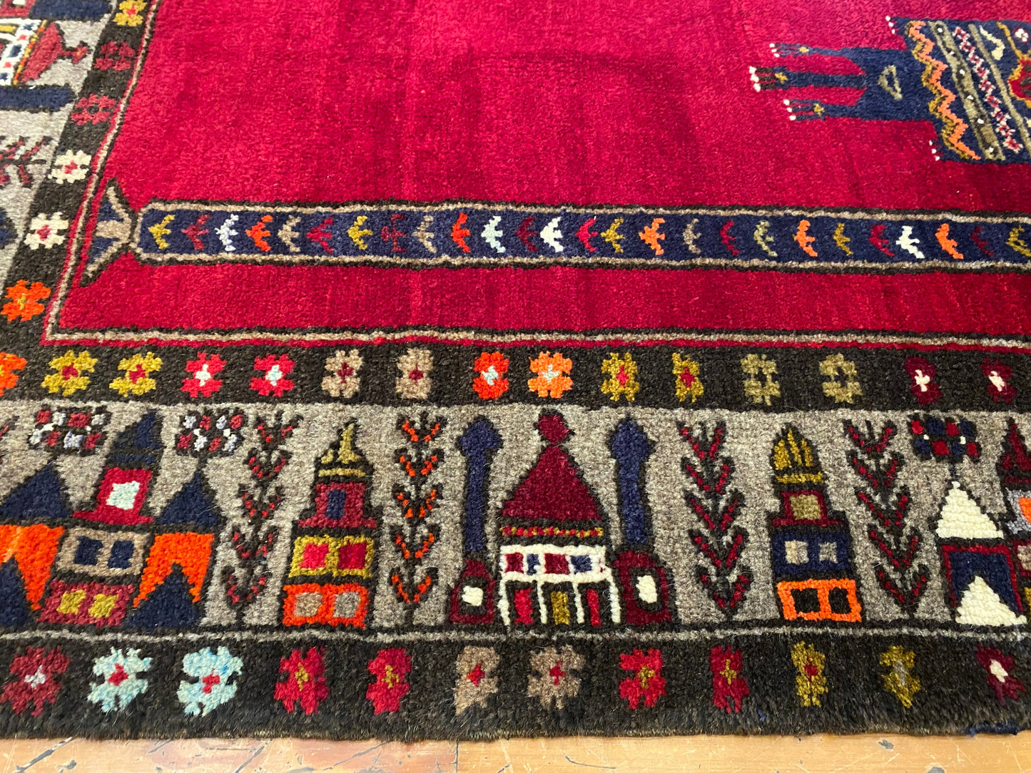 Anatolian Turkish Handmade Rug 4x7 ft - Vintage Wool Carpet Cappadocia Rug Collection