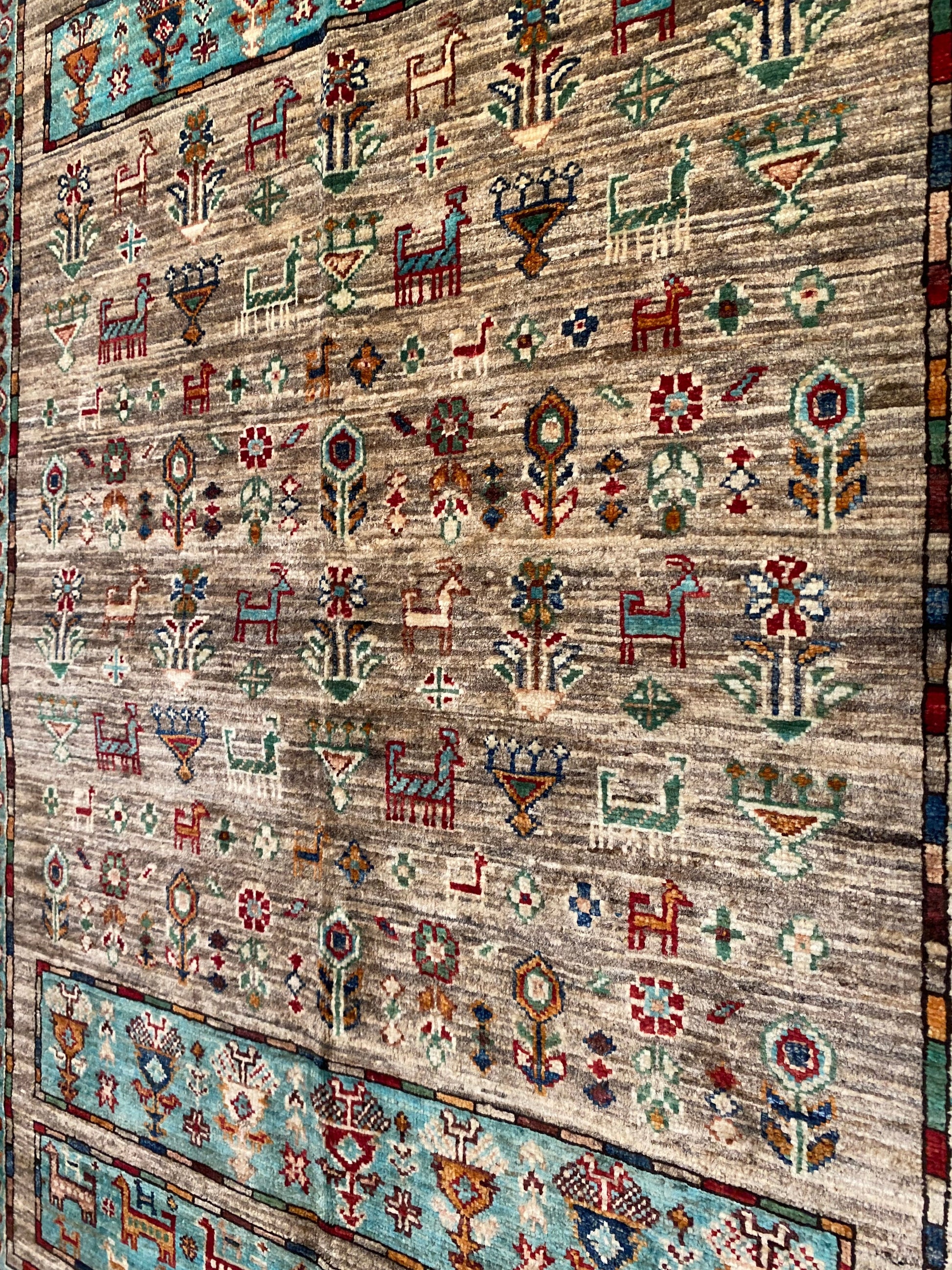 Handmade Turkish Carpet 4x6 (125x180cm) - Authentic Anatolian Rug Cappadocia Rug Collection