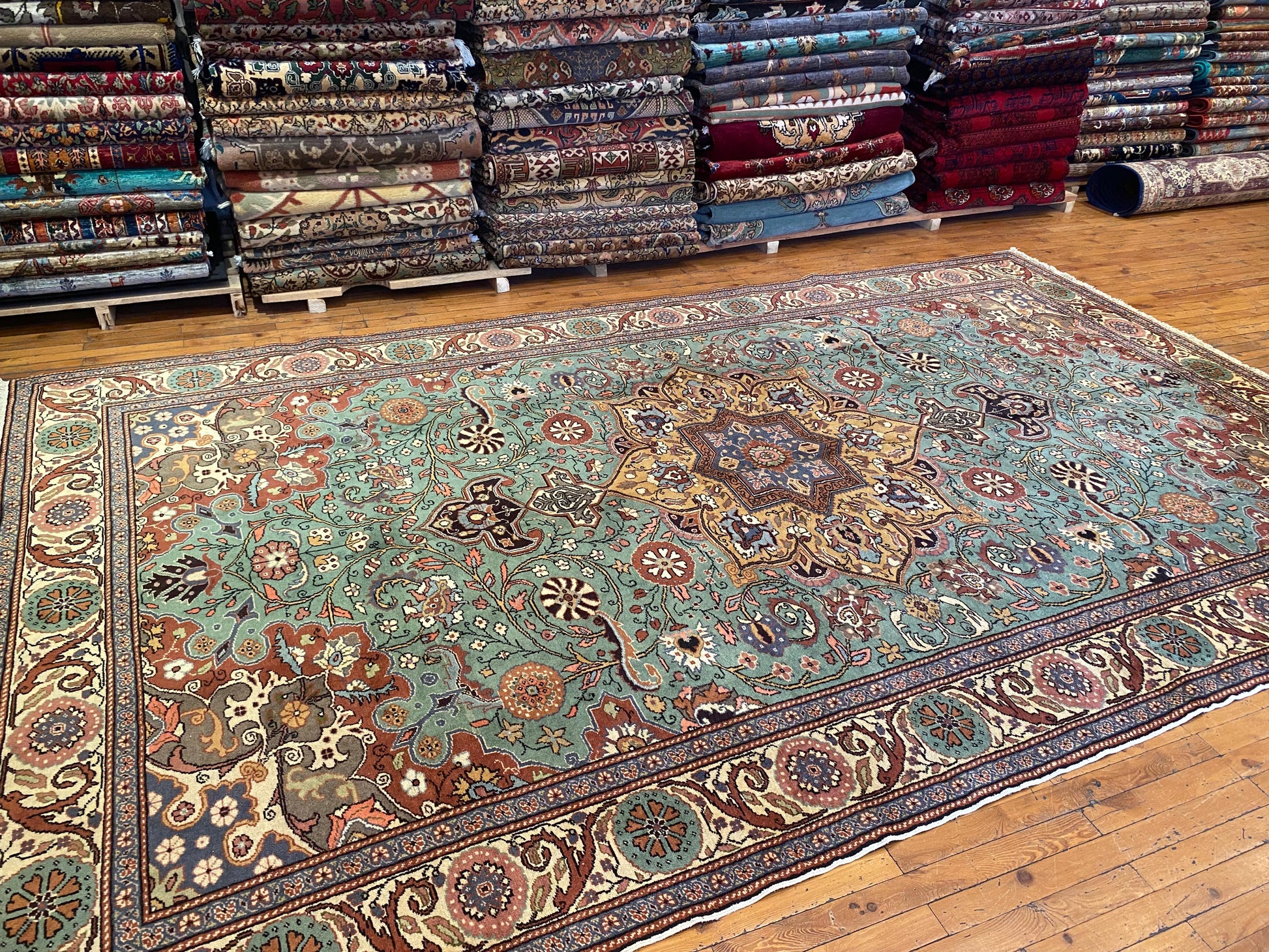 Cappadocia Medallion Area Handmade Carpet Cappadocia Rug Collection
