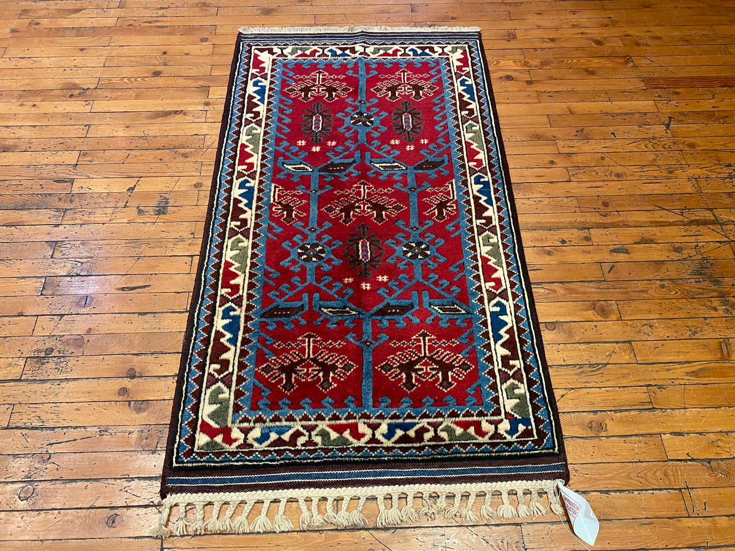 Anatolian Turkish Handmade Rug 2’8”x4’9” Cappadocia Rug Collection