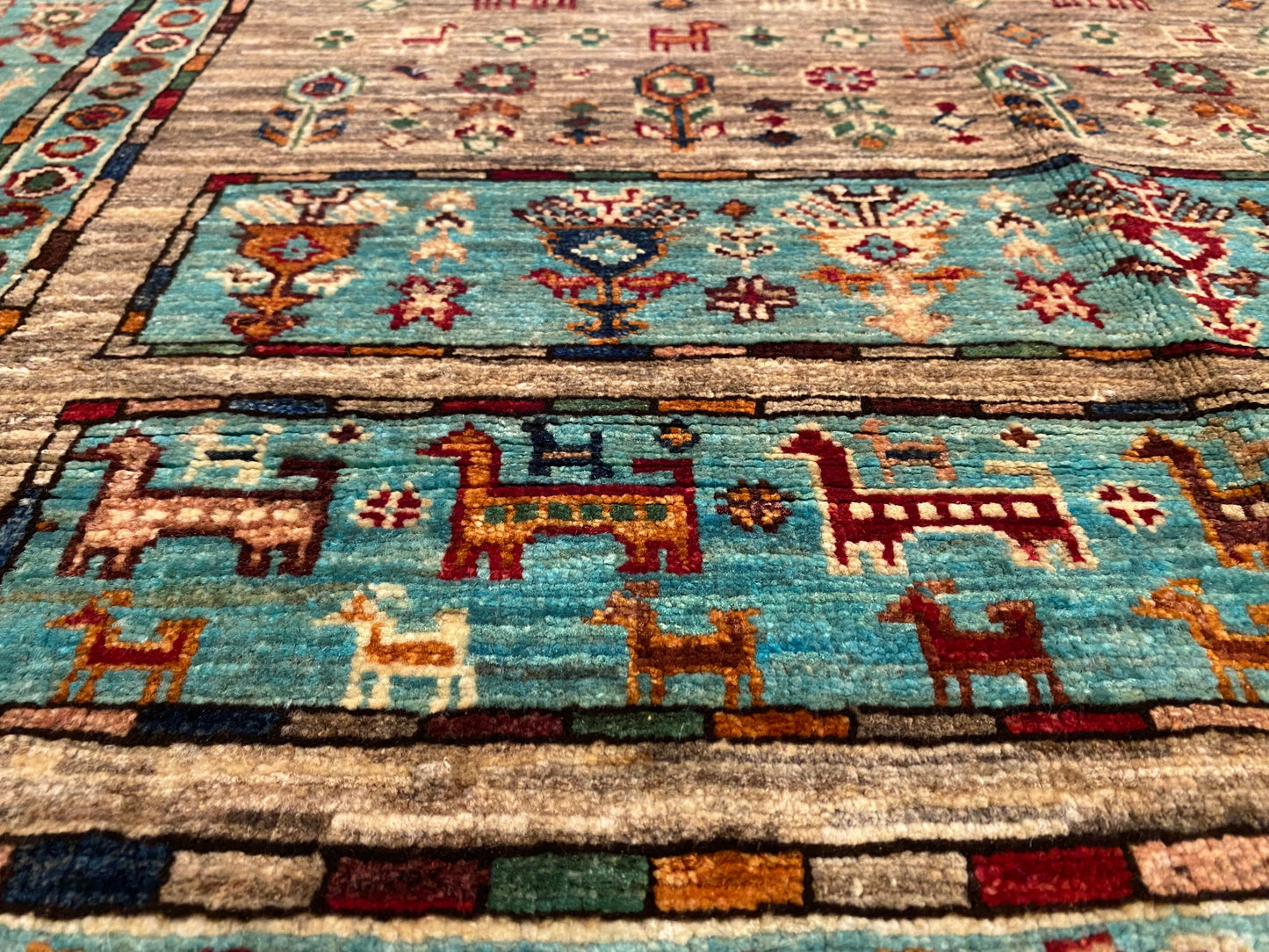 Handmade Turkish Carpet 4x6 (125x180cm) - Authentic Anatolian Rug Cappadocia Rug Collection