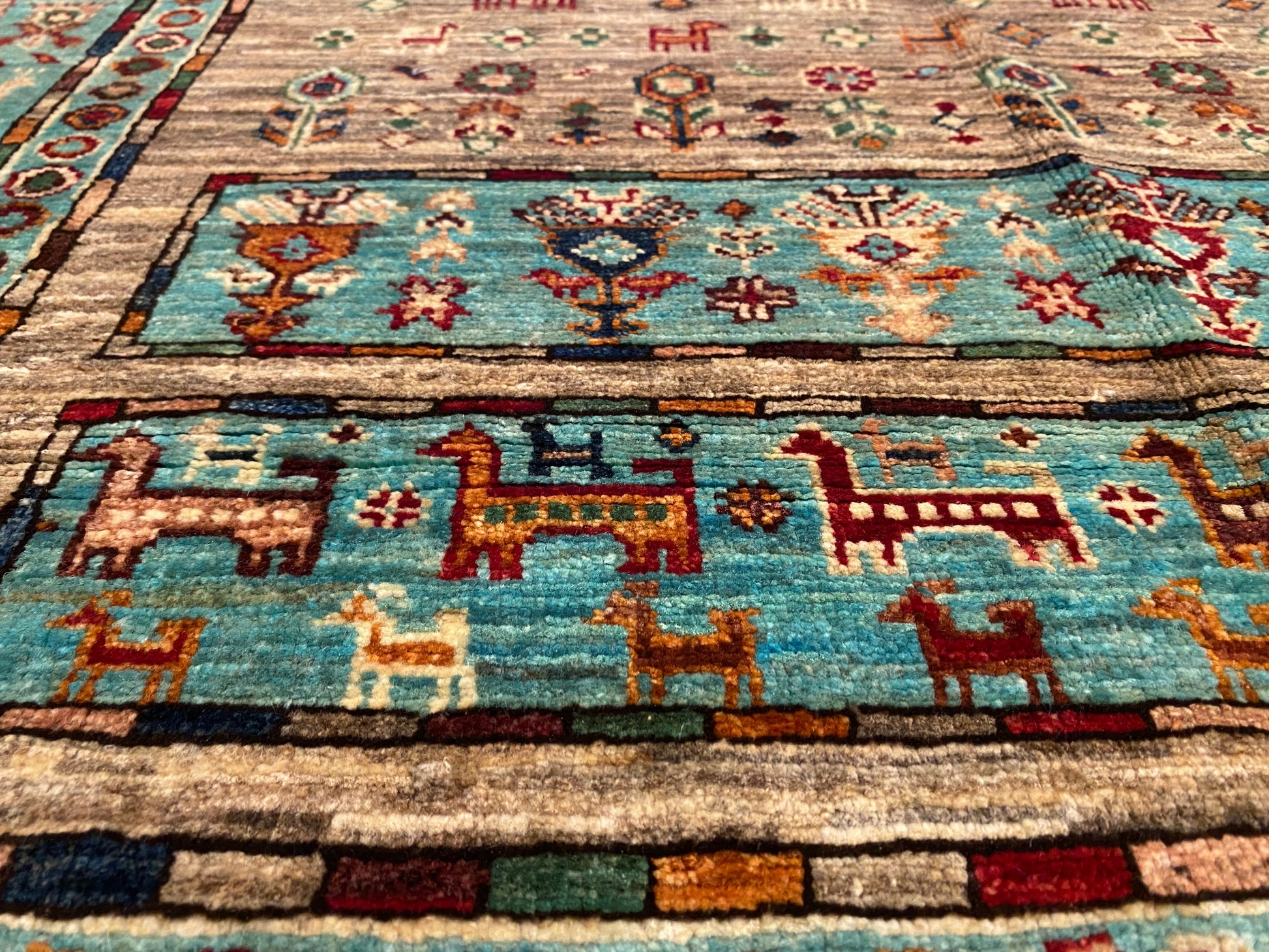 Handmade Turkish Carpet 4x6 (125x180cm) - Authentic Anatolian Rug Cappadocia Rug Collection