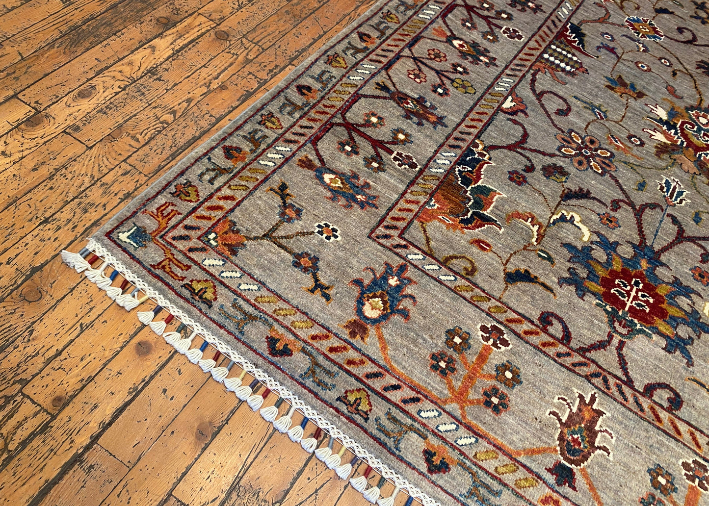 Floral Area Handmade Rug 4x6 ft - Premium Carpet Cappadocia Rug Collection