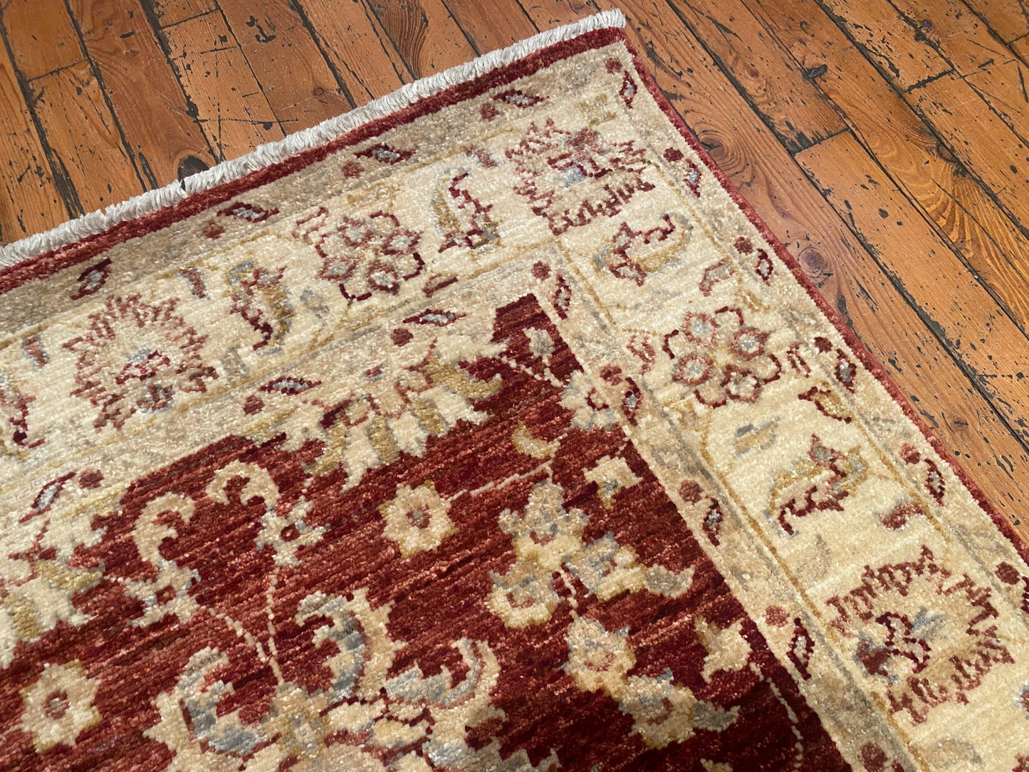 Hallway Handmade Rug  Premium Double-Knotted Artisan Piece 3''x6'' Cappadocia Rug Collection