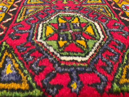Antique Small Turkish Rug 2x5 - Vintage Handwoven Rug
