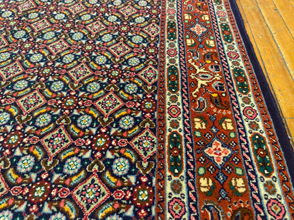 Hereke Square Rug 4x4 ft - Handwoven Turkish Carpet Premium Quality Cappadocia Rug Collection