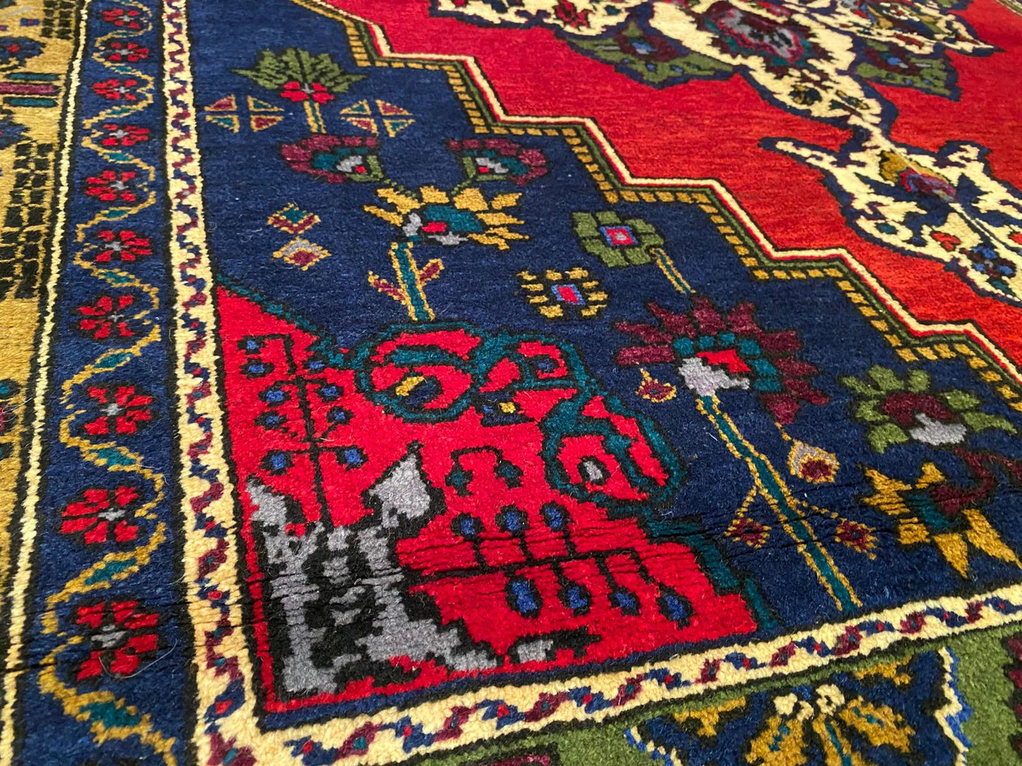 Handmade Cappadocia Turkish Rug - Authentic Vintage Area Rug 5'10"x9'10" (180x300cm)