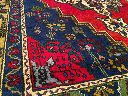 Handmade Cappadocia Turkish Rug - Authentic Vintage Area Rug 5'10"x9'10" (180x300cm)