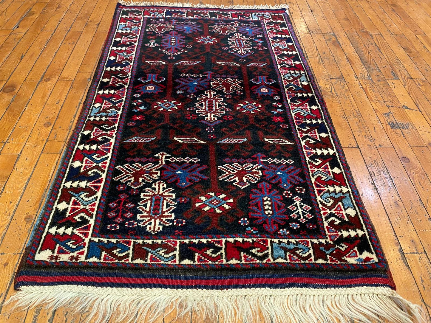 Small Bergama Handmade Carpet Cappadocia Rug Collection
