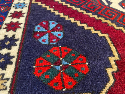 Cappadocia Antique Area Rug 4x8 ft - Handmade Turkish Vintage Rug