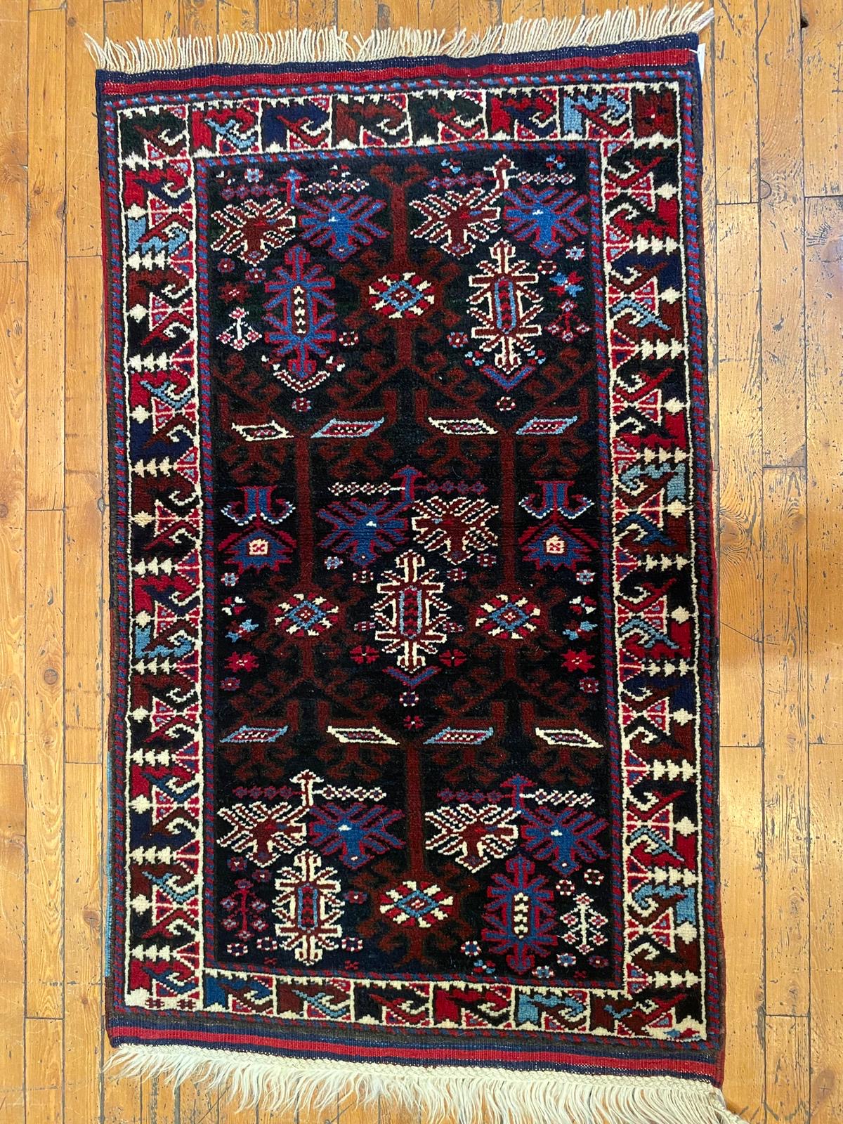 Small Bergama Handmade Carpet Cappadocia Rug Collection