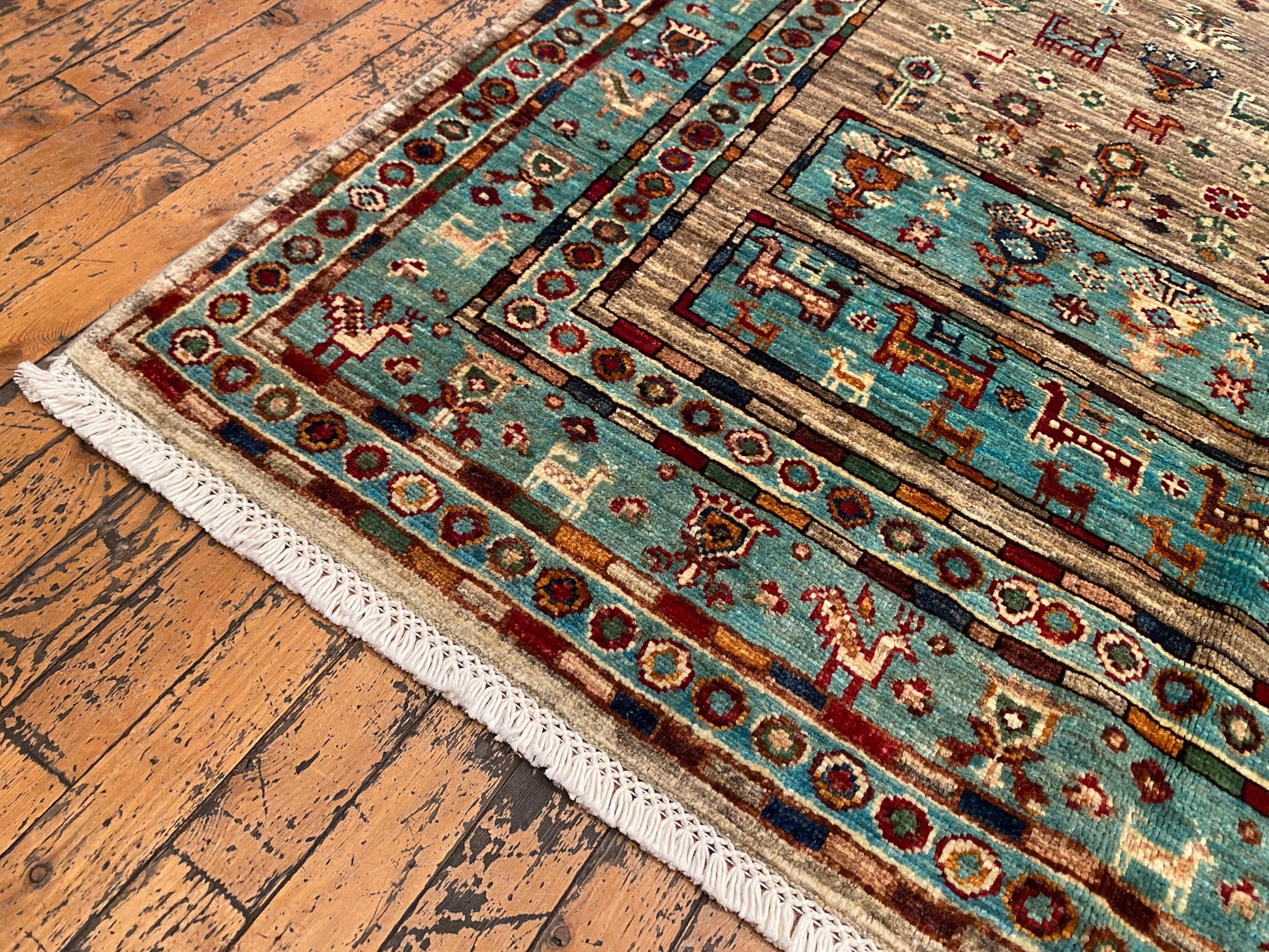 Handmade Turkish Carpet 4x6 (125x180cm) - Authentic Anatolian Rug Cappadocia Rug Collection