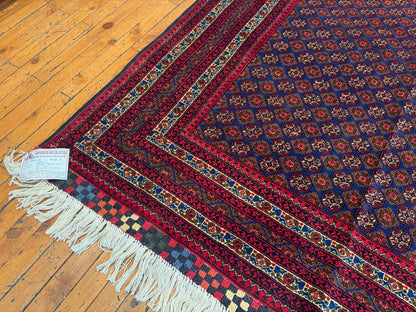 Extraordinary Soft Natural Red Handmade Carpet 5x6ft Cappadocia Rug Collection