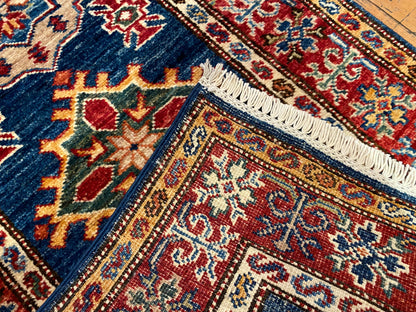 Blue Hallway Handmade Rug 2”x6’5” ADN Cappadocia Rug Collection