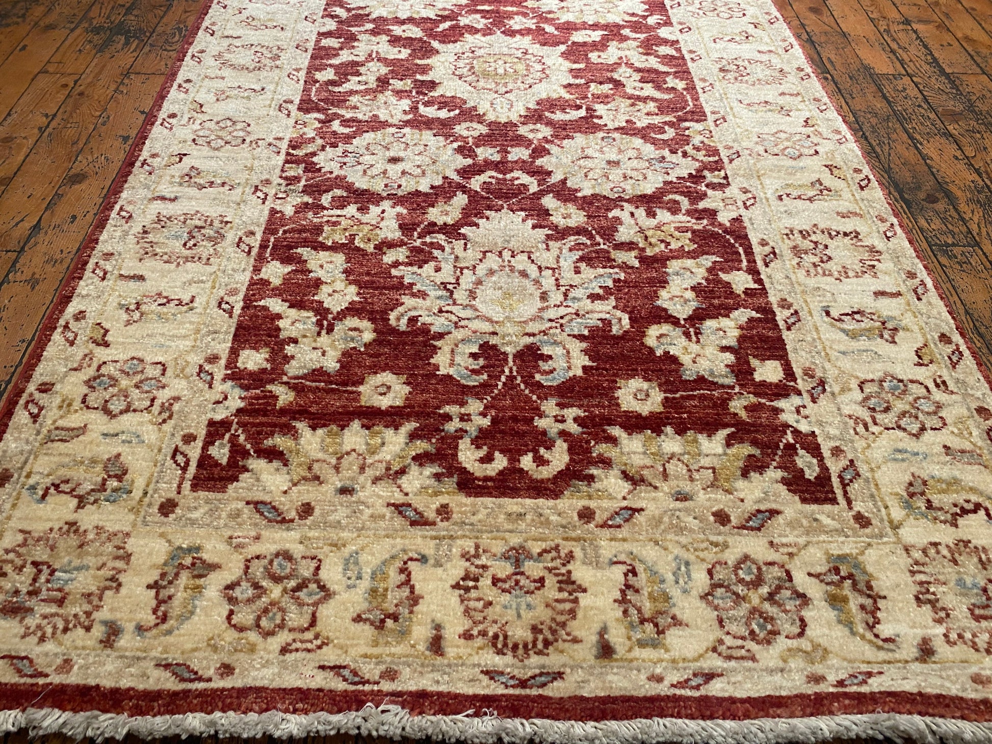 Hallway Handmade Rug  Premium Double-Knotted Artisan Piece 3''x6'' Cappadocia Rug Collection