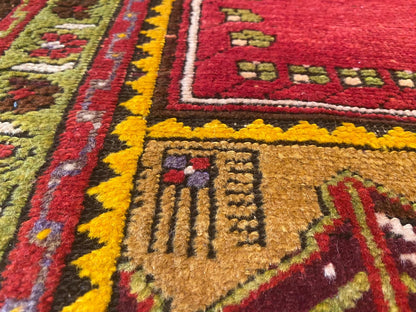 Anatolian Natural Dye Perfect Condition Area Antique Rug Cappadocia Rug Collection