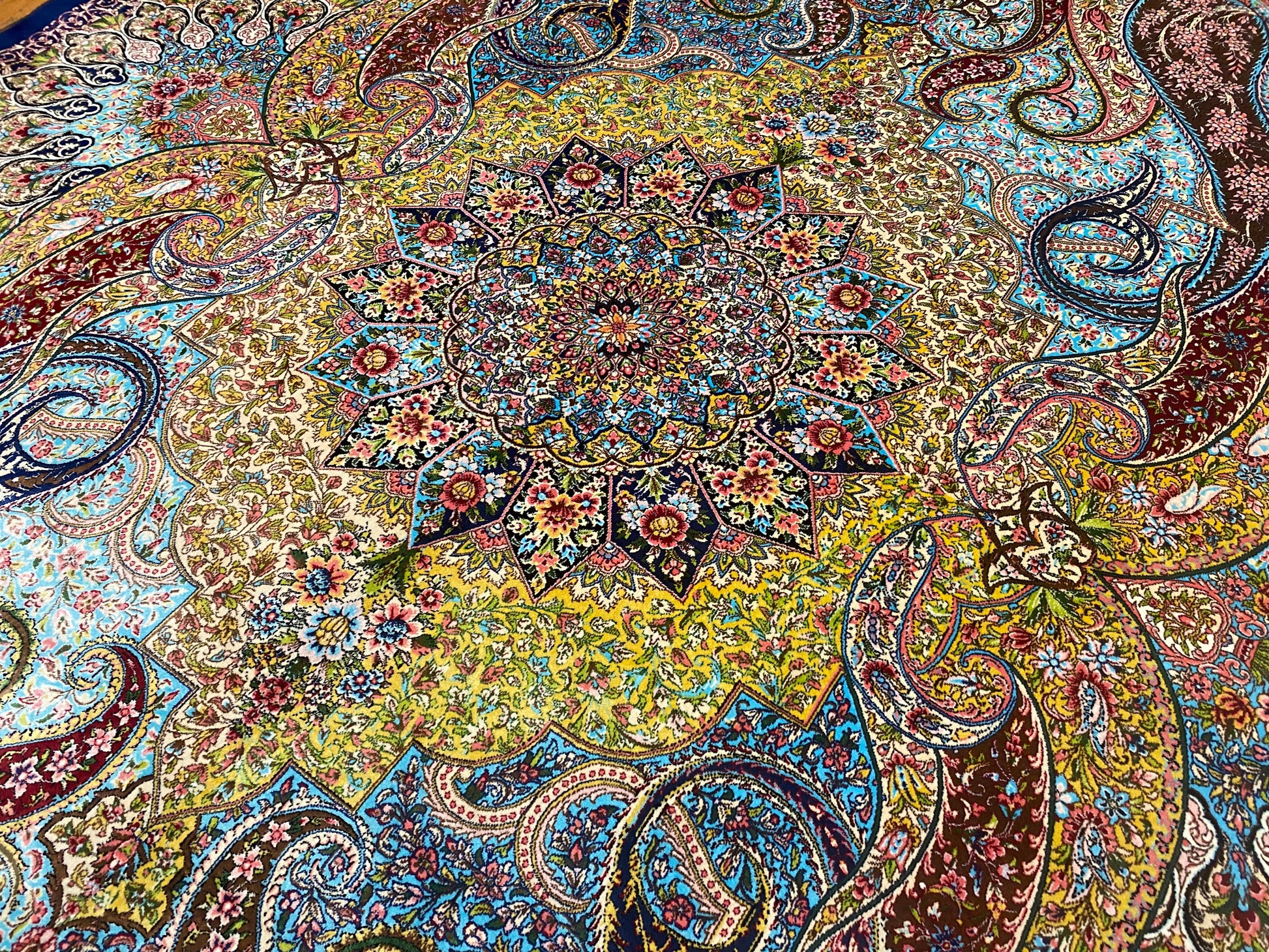 Luxury Turkish Silk Area Rug 4x8 ft - ADN Cappadocia Rug Collection