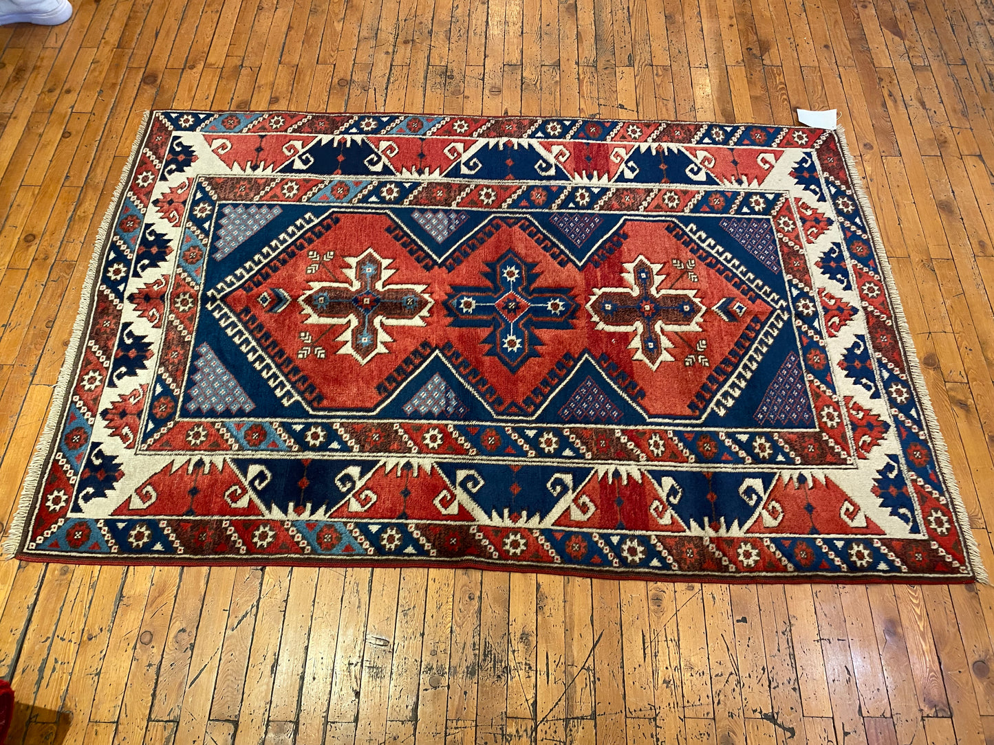 Vintage Dösemealtı Handmade Turkish Rug – Traditional Anatolian Wool Carpet 4x6ft
