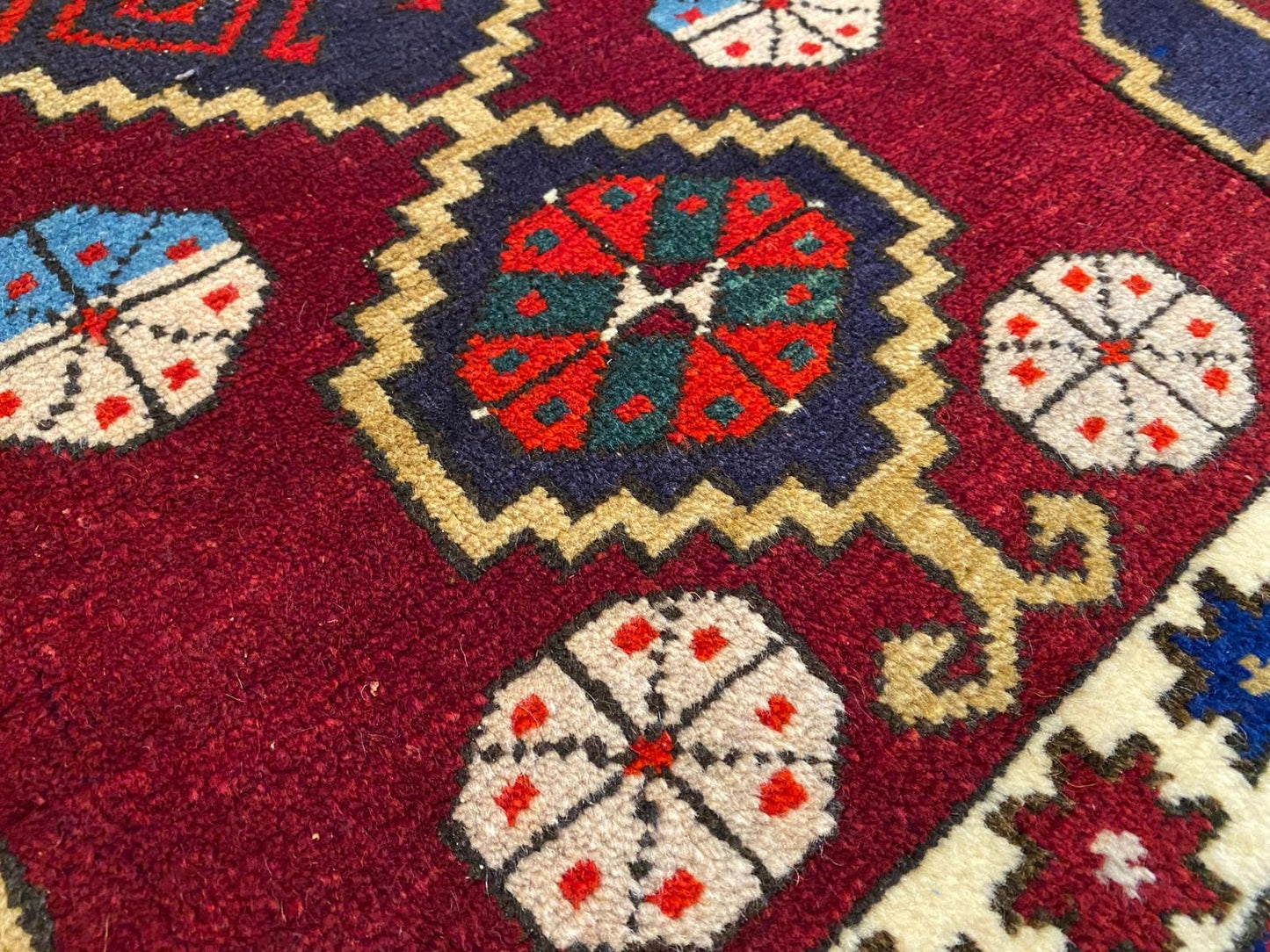 Cappadocia Antique Area Rug 4x8 ft - Handmade Turkish Vintage Rug