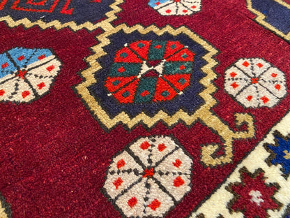 Cappadocia Antique Area Rug 4x8 ft - Handmade Turkish Vintage Rug