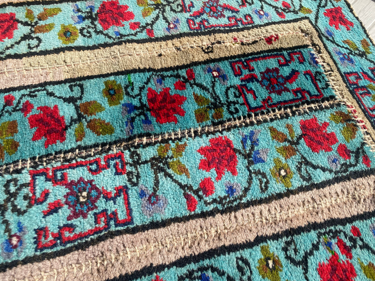 Colorful Turkish Patchwork Rug Cappadocia Rug Collection