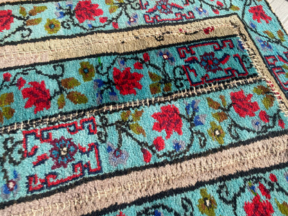 Colorful Turkish Patchwork Rug Cappadocia Rug Collection