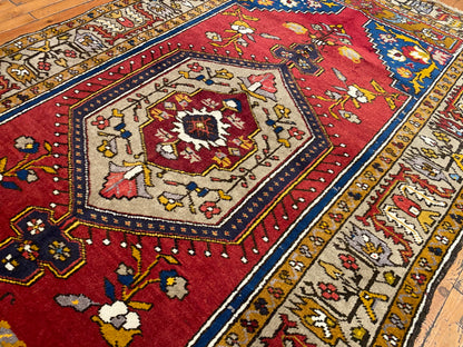 Authentic Yahyali Rug – Handwoven Rug, 100% Wool, Cappadocia Collection 4x7ft