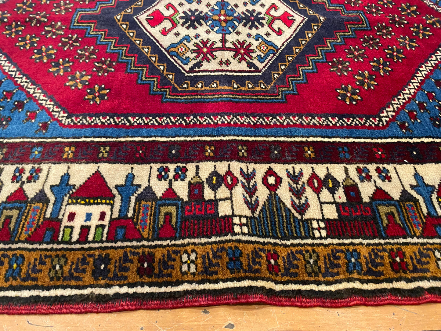 Handmade Cappadocia Rug, Authentic Yahyali Design from Central Anatolia 3x5ft
