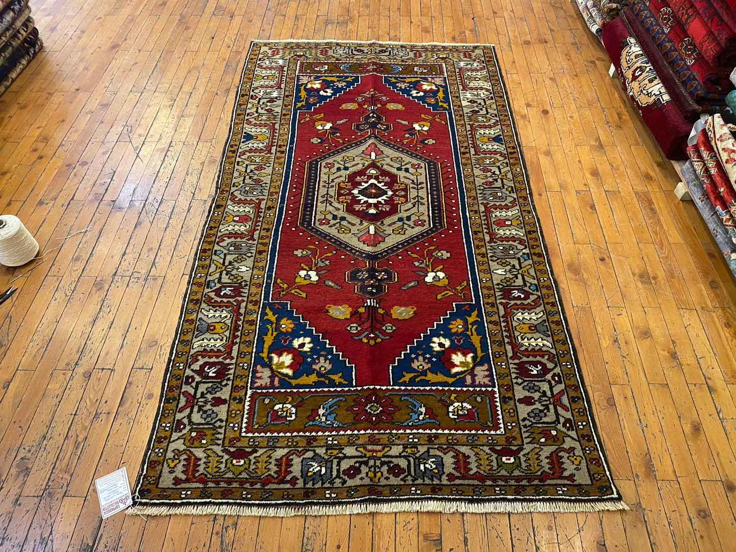 Authentic Yahyali Rug – Handwoven Rug, 100% Wool, Cappadocia Collection 4x7ft