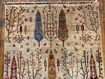 Tree of Life Handmade Rug 3x5ft Cappadocia Rug Collection