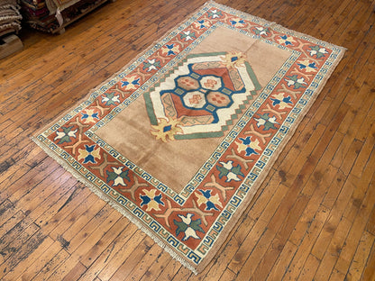 Natural Cappadocia Traditional Handwoven Rug 4x6ft