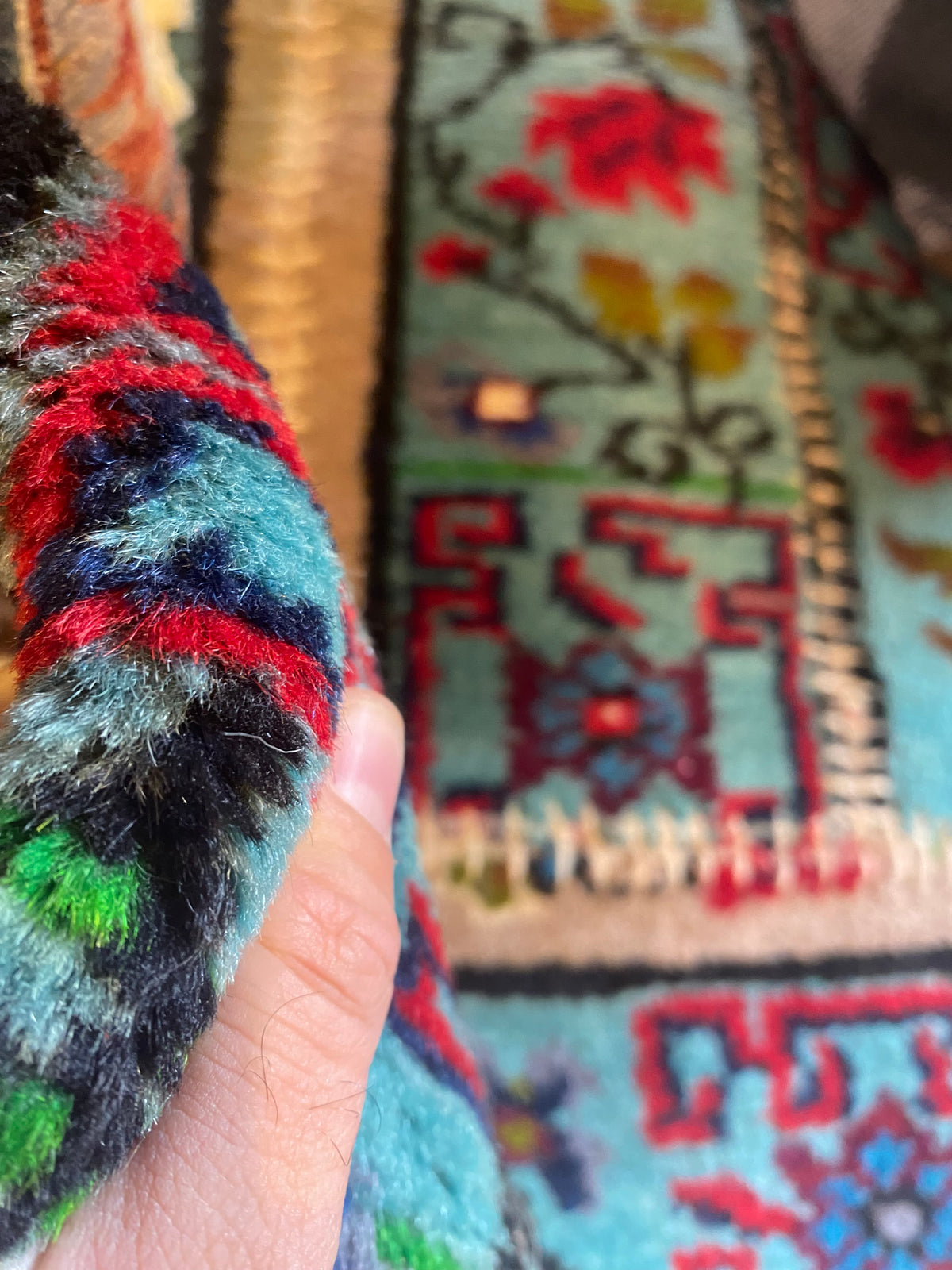 Colorful Turkish Patchwork Rug Cappadocia Rug Collection