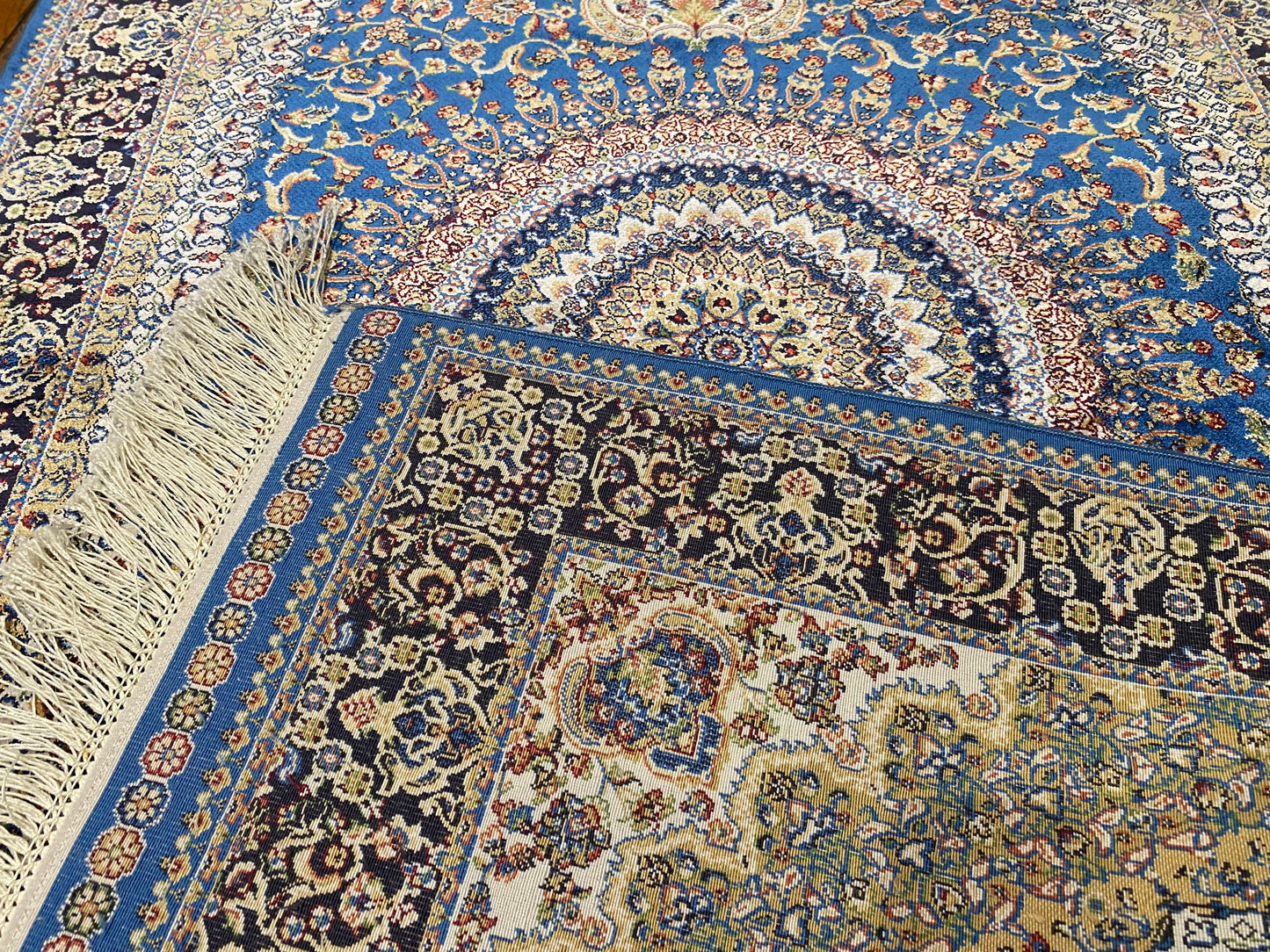 Medallion Traditional Turkish Silk Rug 3x5 ft - Hereke Quality Cappadocia Rug Collection