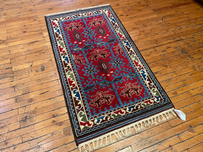 Anatolian Turkish Handmade Rug 2’8”x4’9” Cappadocia Rug Collection