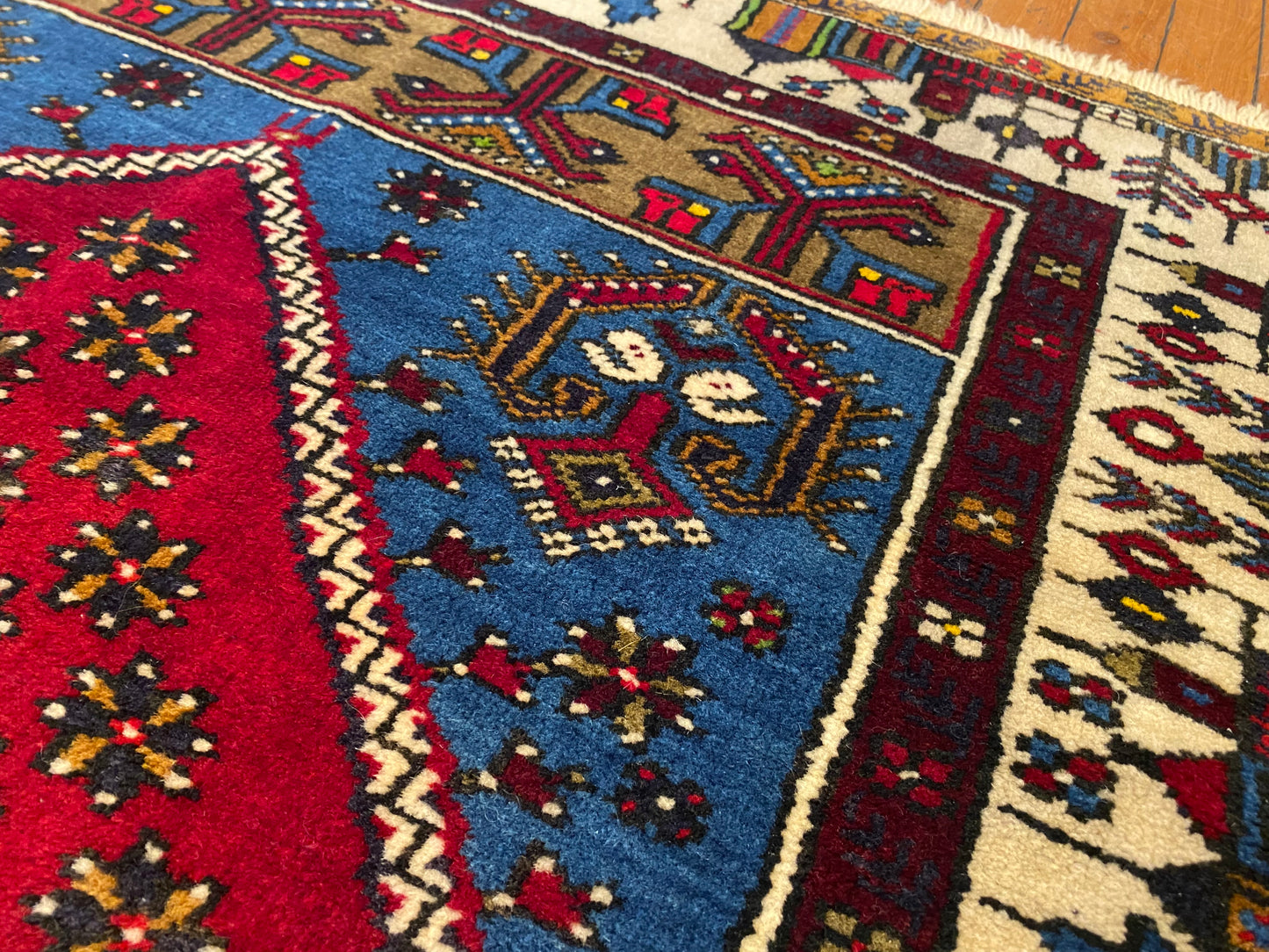 Handmade Cappadocia Rug, Authentic Yahyali Design from Central Anatolia 3x5ft