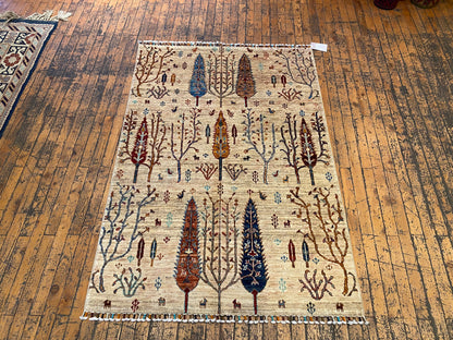 Tree of Life Handmade Rug 3x5ft Cappadocia Rug Collection