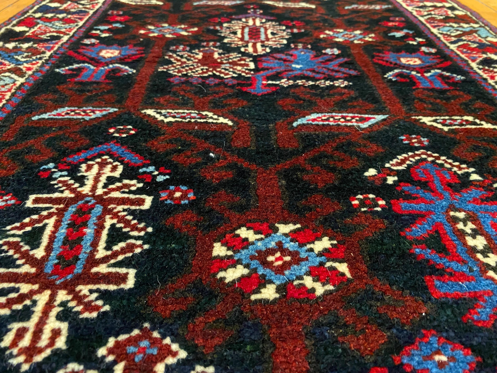 Small Bergama Handmade Carpet Cappadocia Rug Collection